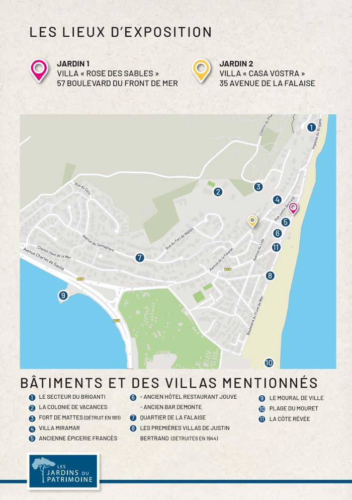 Carte emplacements